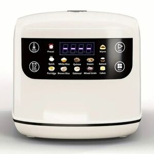 New Rice Cooker 67.63oz Portable Multi-Functional, 10 Menu Options Non-Stick